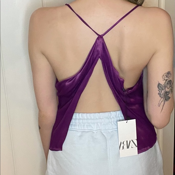 Zara satin top size small - Picture 2 of 2